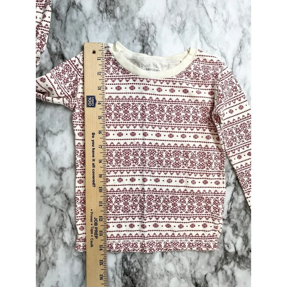 Burt's Bees Baby‎ Organic 2-pc. Family Pajamas Set Sz 5T Snug Fit Cotton